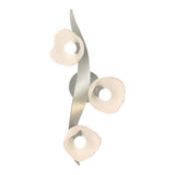 Mika 3-Light Sconce/Semi-Flush - Vintage Platinum