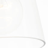 Miles One Light Mini Clear Glass Pendant Satin Brass By Generation Lighting - Detailed View2