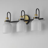 Milk Bath Vanity Light Satin Brass by Maxim Lighting