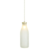 Milk Bottle Pendant Light
