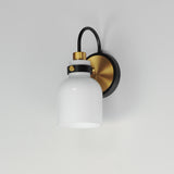 Milk Wall Sconce Satin Brass by Maxim Lighting