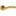 Milla Dotted Door Lever in Polished Brass / Satin Gold by Colombo Design