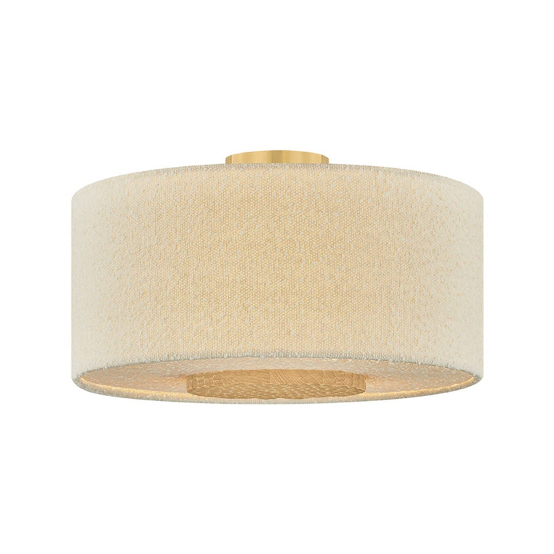 Miller Flush Mount - Aged Brass