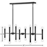 Millie Large Sixteen Light Linear Chandelier