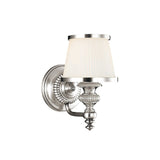 Milton Bath and Vanity Light - 1-Light - Polished Nickel by Hudson Valley
