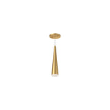 Mina Pendant — 12 Inch, Brushed Gold