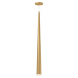 Mina Pendant — 36 Inch, Brushed Gold