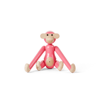 Kay Bojesen Monkey, Mini, Pink, H: 3.7" By Kay Bojesen