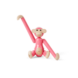 Kay Bojesen Monkey, Mini, Pink, H: 3.7" By Kay Bojesen
