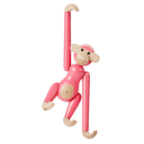 Kay Bojesen Monkey, Mini, Pink, H: 3.7" By Kay Bojesen