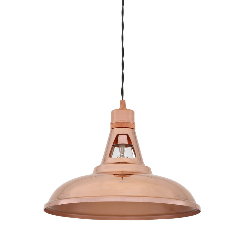 Minsk Industrial Pendant - Polished Copper