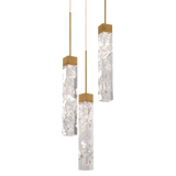Minx Multilight Suspension By Modern Forms 3 Lights Aged Brass