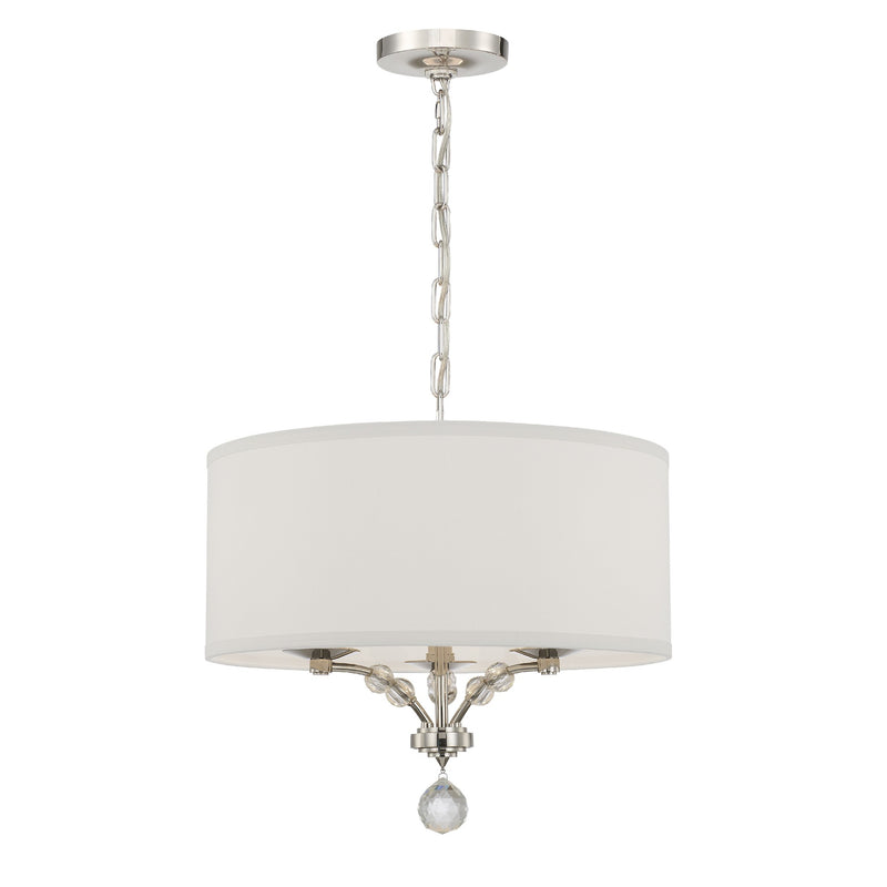 Mirage Chandelier 18'' Polished Nickel