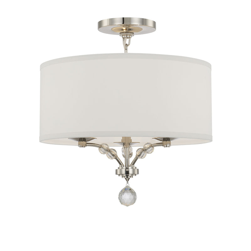 Mirage Semi-Flush Mount 18'' Polished Nickel