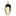 Mirroring Gold Glass Tall Mom Glossy Pendant by Penta