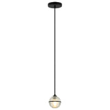 Misty Pendant Light Matte Black By Matteo-Front View