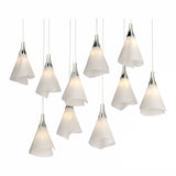 Mobius 10-Light Linear Suspension in Sterling, Long by Hubbardton Forge