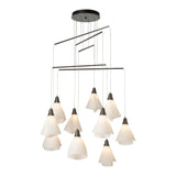 Mobius 10-Light Mobile Chandelier, shown in Dark Smoke, Standard, by Hubbardton Forge