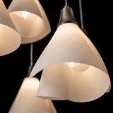 Mobius 10-Light Mobile Chandelier detail in Dark Smoke, Standard, by Hubbardton Forge