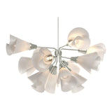 Mobius 12-Light Chandelier in Sterling by Hubbardton Forge