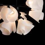 Mobius 12-Light Semi-Flush Mount detail in Black, by Hubbardton Forge