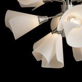 Mobius 16-Light Orb Chandelier detail in Sterling, by Hubbardton Forge