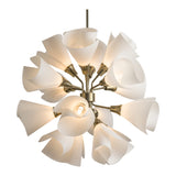 Mobius 16-Light Orb Chandelier in Modern Brass by Hubbardton Forge