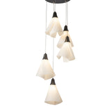 Mobius 5-Light Pendant, shown in Oil Rubbed Bronze, Long, by Hubbardton Forge