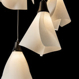 Mobius 5-Light Pendant detail in Oil Rubbed Bronze, Long, by Hubbardton Forge