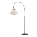 Mobius Arc Floor Lamp in Bronze, Spun Frost by Hubbardton Forge