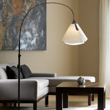 Mobius Arc Floor Lamp lifestyle view by Hubbardton Forge