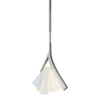 Mobius LED Mini Pendant, shown in Dark Smoke, by Hubbardton Forge