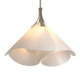 Mobius Pendant Large in Soft Gold by Hubbardton Forge