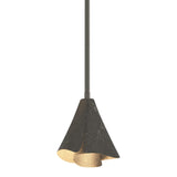 Mobius Steel Shade Mini Pendant in Dark Smoke by Hubbardton Forge