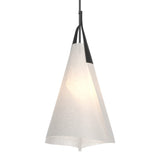 Mobius Tall Pendant in Black by Hubbardton Forge