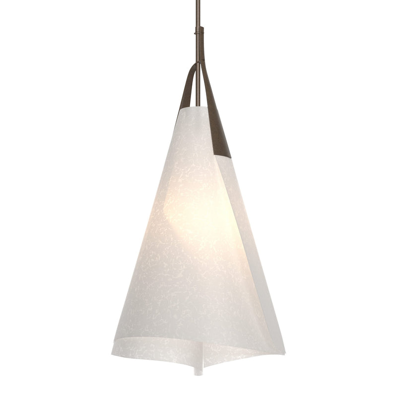 Mobius Tall Pendant in Bronze by Hubbardton Forge