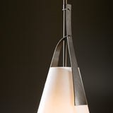 Mobius Tall Pendant detail in Dark Smoke, by Hubbardton Forge