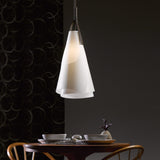 Mobius Tall Pendant lifestyle view by Hubbardton Forge