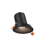 Moda 3” Slope Ceiling Modular Recessed Light by Dals - Black reflector, Round Black Trim