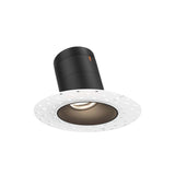 Moda 3” Slope Ceiling Modular Recessed Light by Dals - Black reflector, Round Trimless