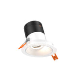 Moda 3” Slope Ceiling Modular Recessed Light by Dals - White reflector, Round White Trim