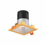 Moda 3” Square Modular Recessed Light by Dals - Alzak reflector, Square Gold Trim