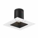 Moda 3” Square Modular Recessed Light by Dals - Black reflector, Square Trimless