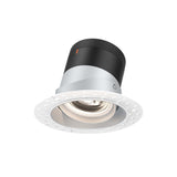 Moda 4” Gimbal Modular Recessed Light by Dals - Alzak reflector, Round Trimless