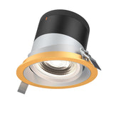 Moda 6” Gimbal Modular Recessed Light by Dals - Alzak reflector, Round Gold Trim