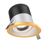 Moda 6” Slope Ceiling Modular Recessed Light by Dals - Alzak reflector, Round Gold Trim