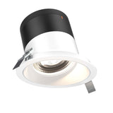 Moda 6” Slope Ceiling Modular Recessed Light by Dals - White reflector, Round White Trim