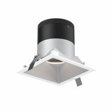 Moda 6” Square Modular Recessed Light by Dals - Alzak reflector, Square White Trim