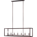 Moffet Street Linear Chandelier — Bronze