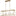 Moffet Street Linear Chandelier — Satin Brass